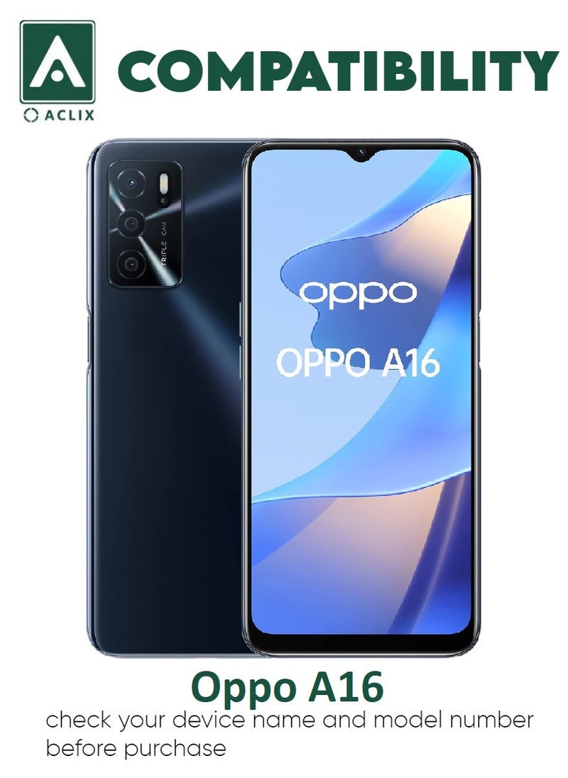 ACLIX Antistatic ESD Dustproof Premium Quality High Definition Tempered Glass Screen Protector Designed For Oppo A16 - Image 3