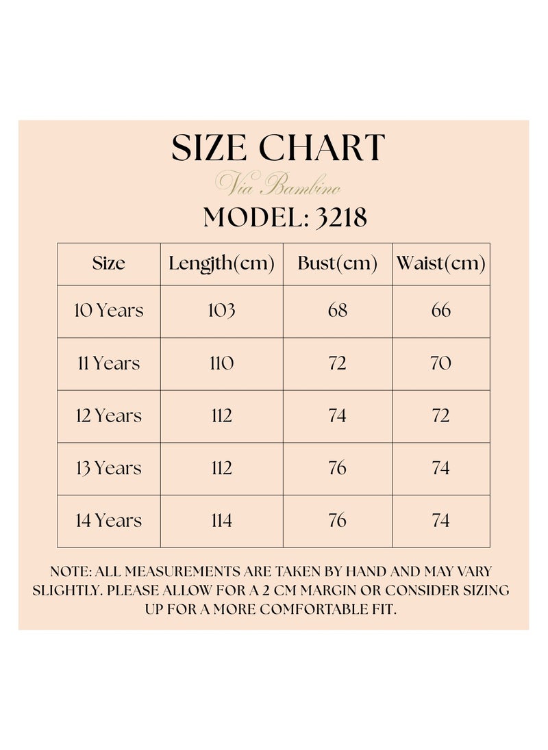 VIA BAMBINO - Lilac Elegance Dress 3218 - Image 1