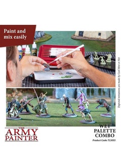 The Army Painter Wet Palette For Acrylic Painting & Hydro Pack Paper Palette Bundle Premium Wet Palette For Miniatures With 100 Palette Paper Sheets & 4 Wet Palette Sponges Painting Palette With Lid  - Image 5