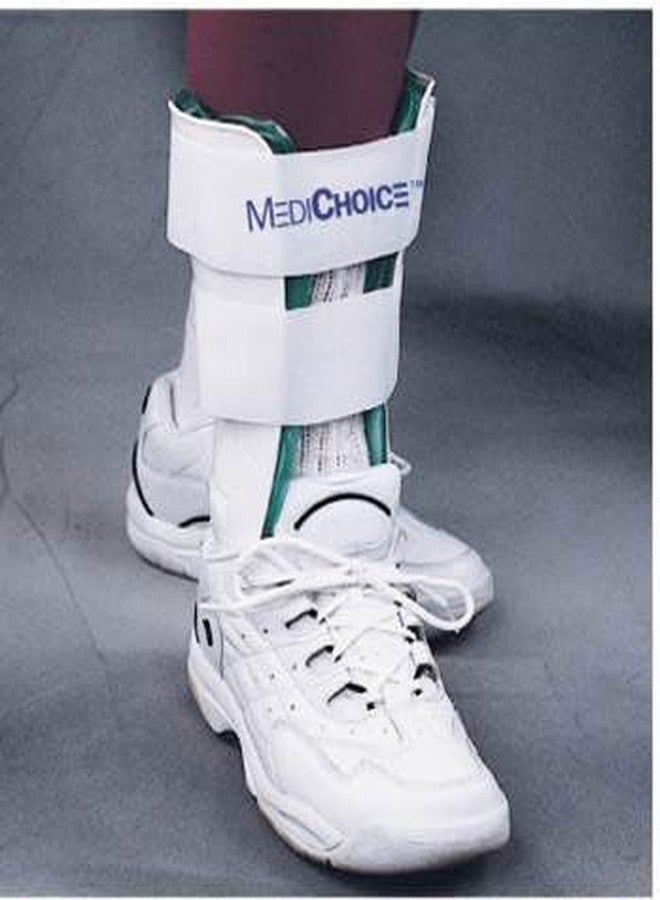 MediChoice Stirrup Ankle Brace, Lightweight Trainer w/Gel And Air Bladder, R or L Ankle, 9 Inch, 1314BRC3002 (Each of 1)