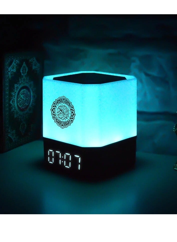 Equantu Touch Lamp Azan Clock Quran Cube Speaker QB303 - Image 3