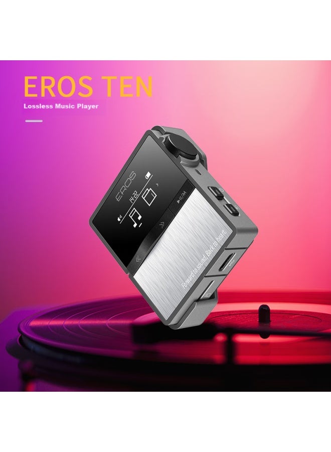 Aigo Eros Ten Bluetooth Sports Mp3 Music Lossless Player, Hifi Mini Clip-on Dsd, For Students, Gray - Image 3