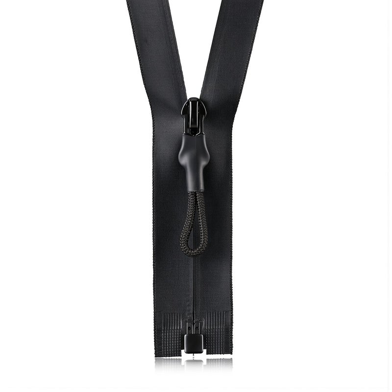 Waterproof Zipper 3# TPU Black Closed End 10-100cm Heavy Duty No Leak for Sewing Projects - Image 1
