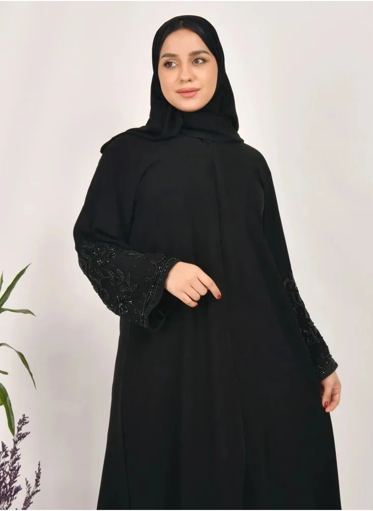 lamha abaya Shin Kav Abaya - Klush Elegance with Black Doubt Touches