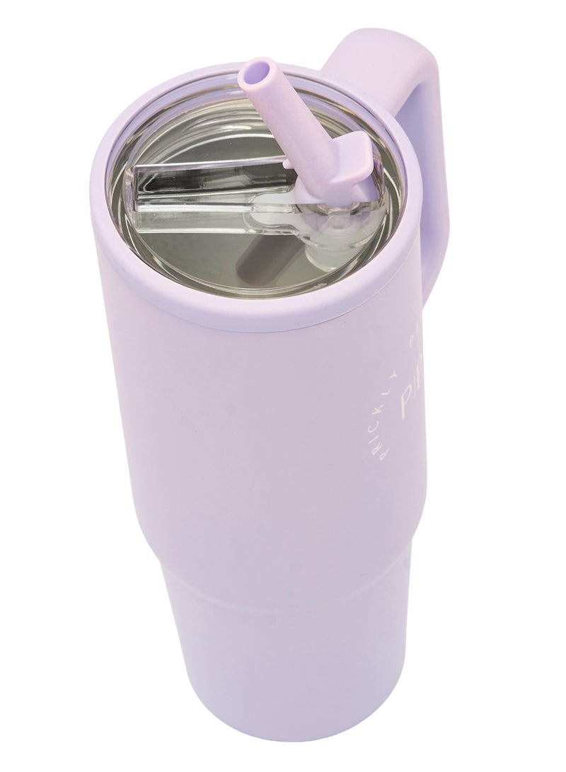 Prickly Pear Stainless Steel 40 Oz Hydrator 2.0 Water Bottle Lilac Logo - Image 4