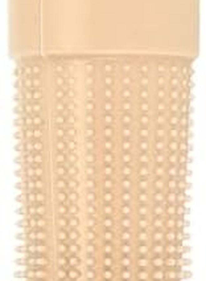 AYNEFY 360 Degree Food Grade Silicone Pet Finger Toothbrush for Dogs and Cats Beige - Image 2