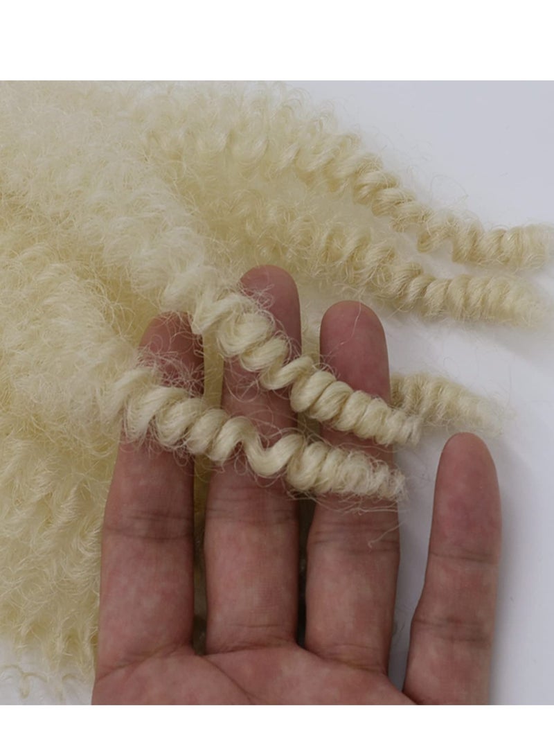 SYOSI شعر أفرو متجدد بطول 24 بوصة، شعر صناعي طبيعي، شعر مارلي مفصول مسبقًا، شعر للتجديل، شعر لف صناعي ناعم مناسب للنساء، 2 قطعة - Image 4