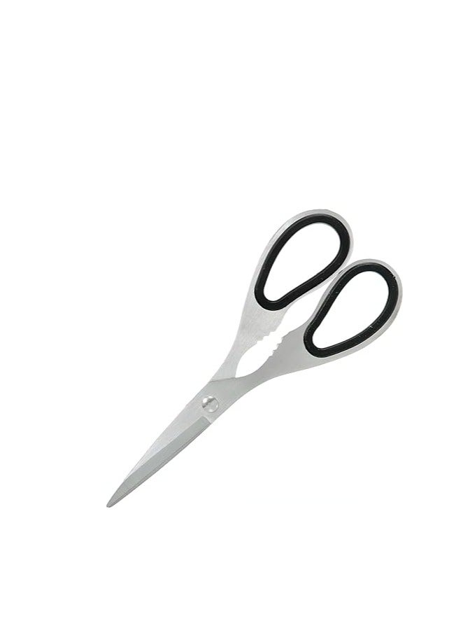 Durable Kitchen Scissors Multifunctional Stainless Steel Tool for Cutting Bones, Cracking Nuts, and Opening Bottles - Image 1