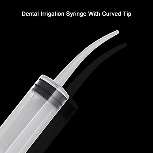 Sage Square 10pcs Disposable Dental Irrigation Utility Syringe with Curved Tip for Dental Care - Image 5