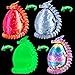dikale 4 Packs 3D Printed Toy Dragon Eggs with 2 Articulated Dragons Inside Christmas Easter Stocking Stuffers Fantasy Decor Fidget Toys Classroom Prize Supplies Gifts 4 Silk Colorful Set - Image 2