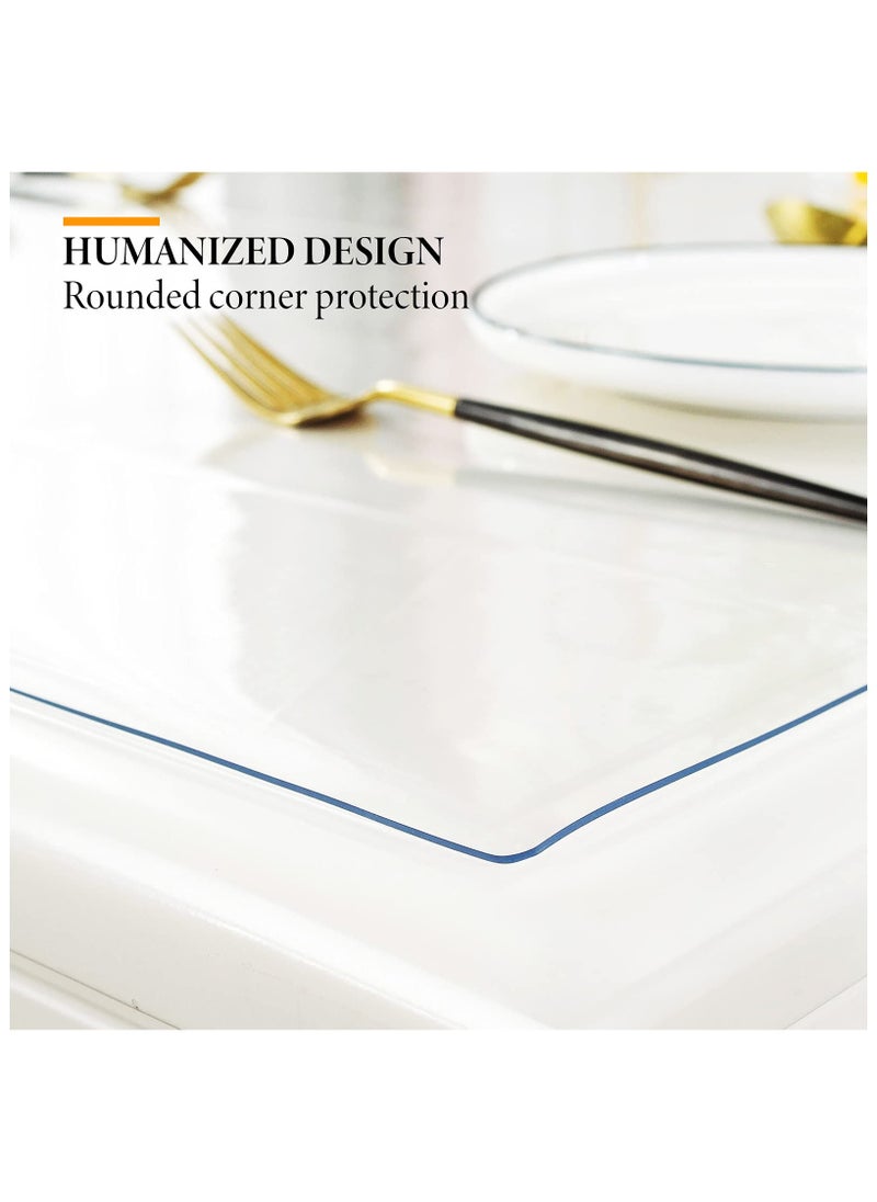 XiuWoo Plastic Waterproof PVC Dining Table Cloth Cover  - Image 5