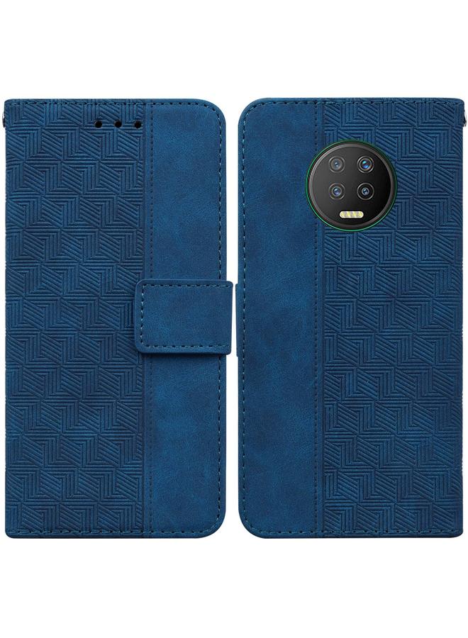 اس-توب جراب لهاتف Infinix Note 7 X690 مصنوع من الجلد المنقوش هندسيًا - Image 1