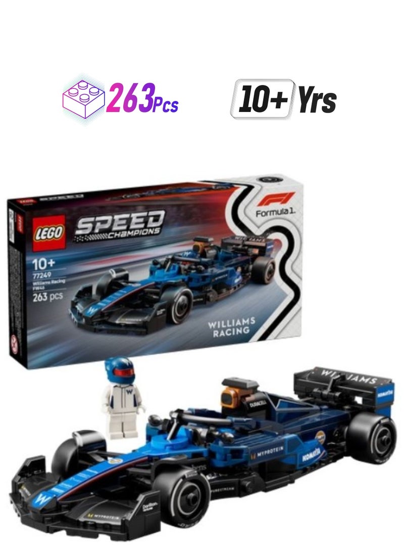 LEGO LEGO Williams Racing FW46 F1 Race Car Building Toy Set 77249  - Image 1