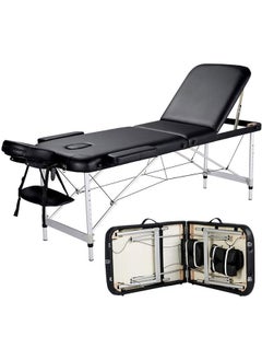 GoldenLike Massage Table Portable Massage Bed Height Adjustable Lash Bed Salon Spa Table with Carry Case & Accessories  - Image 1