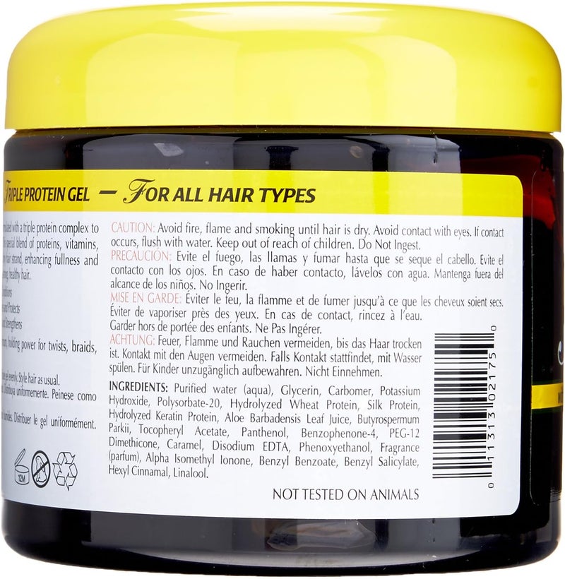 Fantasia IC Thick 'n Shine Styling Gel with Silk, Wheat, and Keratin Proteins - 16 Oz - Image 2