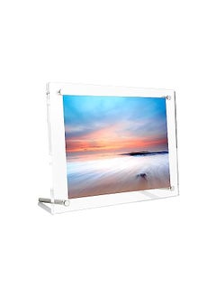 4.8X6.2 Inch Picture Frame Clear Acrylic Photo Frame Acrylic Desktop Picture Frame Picture Frame For Tabletop Display Degree Certificate And Family Portraits