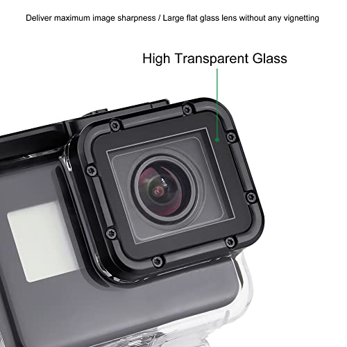 GEPULY Waterproof Case for GoPro Hero 2018/7/6/5 Black - 45M Underwater Protective Dive Housing Shell for Go Pro Hero7 Hero6 Hero5 Camera with Tripod Bracket Accessories - Image 3