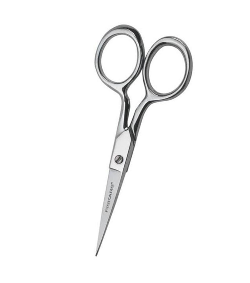 Fiskars 12-92977097J Forged Embroidery Scissors, 4 Inch, Gray - Image 3