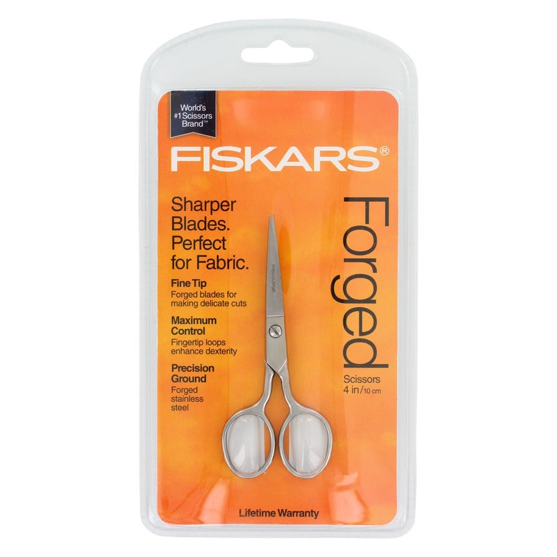 Fiskars 12-92977097J Forged Embroidery Scissors, 4 Inch, Gray - Image 2