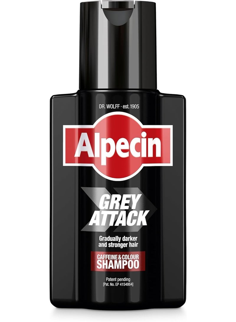ألبيسين شامبو ألبسين غراي أتاك بالكافيين والملون للرجال 200 مل - Image 1