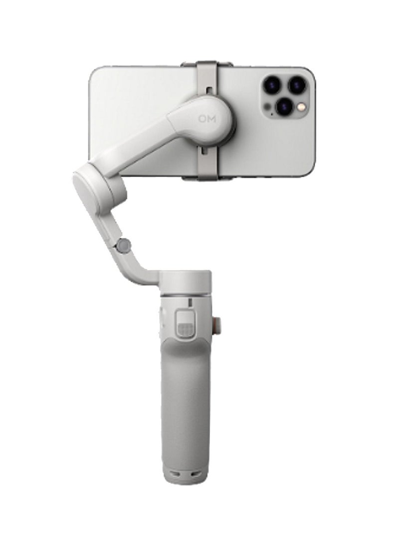 dji - Osmo Mobile 6 Smartphone Gimbal Stabilizer, 3-Axis Phone Gimbal, Built-In Extension Rod, Android and iPhone Gimbal, Vlogging Stabilizer, Platinum Gray, UAE Version with Official Warranty Support - Image 1