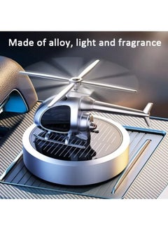 Plynox Car Aromatherapy Air Freshener Helicopter Aircraft Decoration Solar Car Perfume  - Image 1