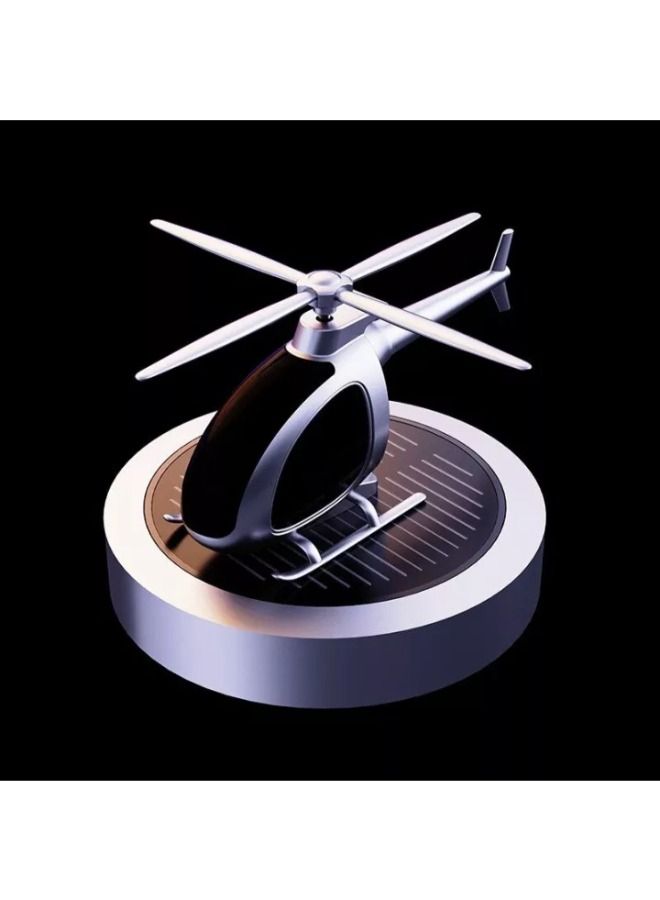 Plynox Car Aromatherapy Air Freshener Helicopter Aircraft Decoration Solar Car Perfume - Image 5
