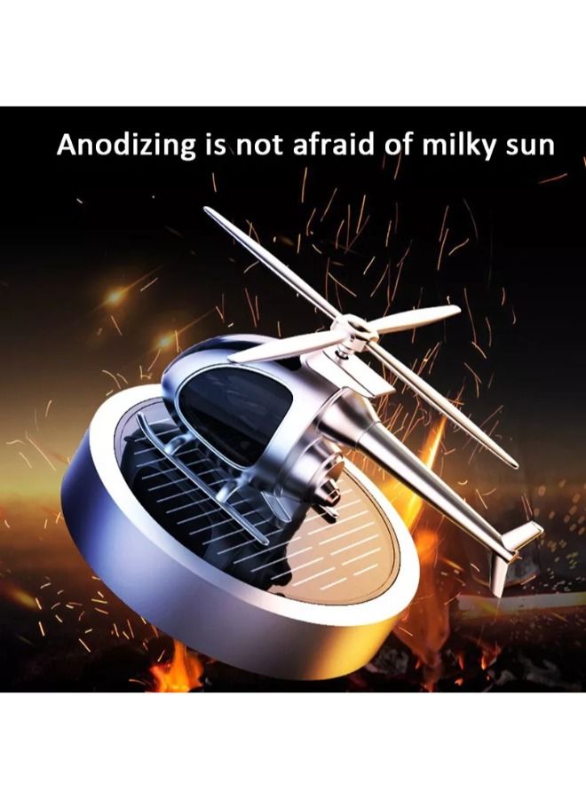 Plynox Car Aromatherapy Air Freshener Helicopter Aircraft Decoration Solar Car Perfume - Image 2