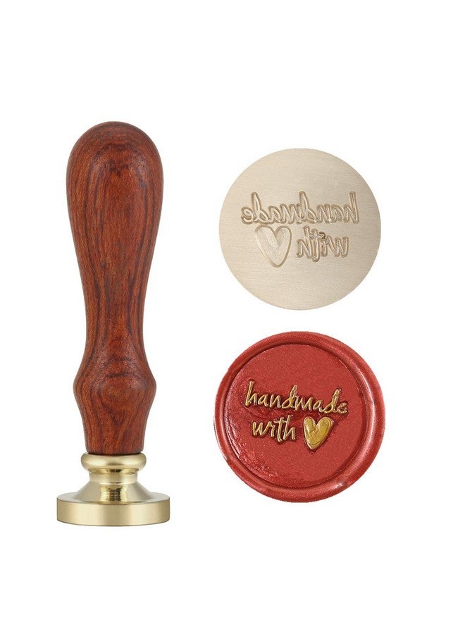 Yoption Handmade With Love Wax Seal Stamp Vintage Sealing Wax Stamp For Wedding Party Invitations Envelopes Gift Wrapping - Image 1