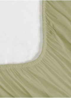 Master Home Textile Cotton Fitted Sheet Set,  100% Cotton, 200 TC, 2 Pieces Single Size with 30 cm Deep Pocket  - Image 3