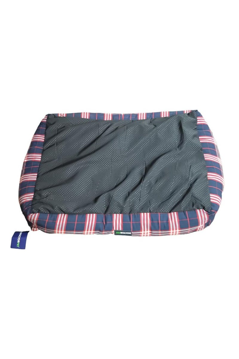 DOCTERPET Doctor Pet Danish Series Rectangle Pet Bed Large - 95x75x22cm - Soft Washable Fabric, Reversible Cushion, Non-Slip Base – Ideal for Large Cats & Dogs - Image 2