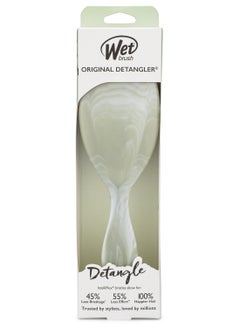 Wet brush Wet Brush Original Detangler – Soft Sage Marble | IntelliFlex Bristles for 45% Less Breakage | Ultra-Gentle & Pain-Free Detangling | Perfect for Wet & Dry Hair  - Image 1