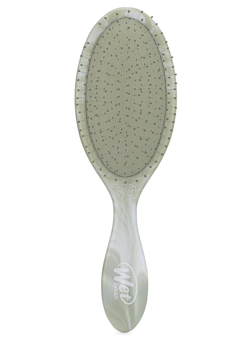 Wet brush Wet Brush Original Detangler – Soft Sage Marble | IntelliFlex Bristles for 45% Less Breakage | Ultra-Gentle & Pain-Free Detangling | Perfect for Wet & Dry Hair  - Image 2
