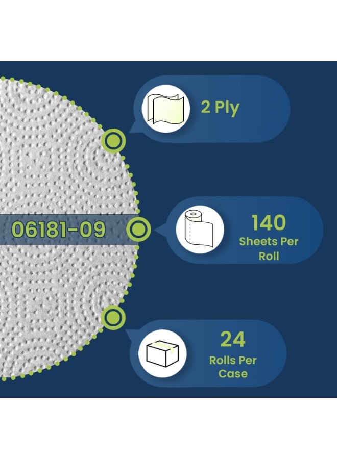 Marcal Marcal(R) Select-A-Size Maxi Roll Towels, 140 Sheets (Pack of 6),White  - Image 3