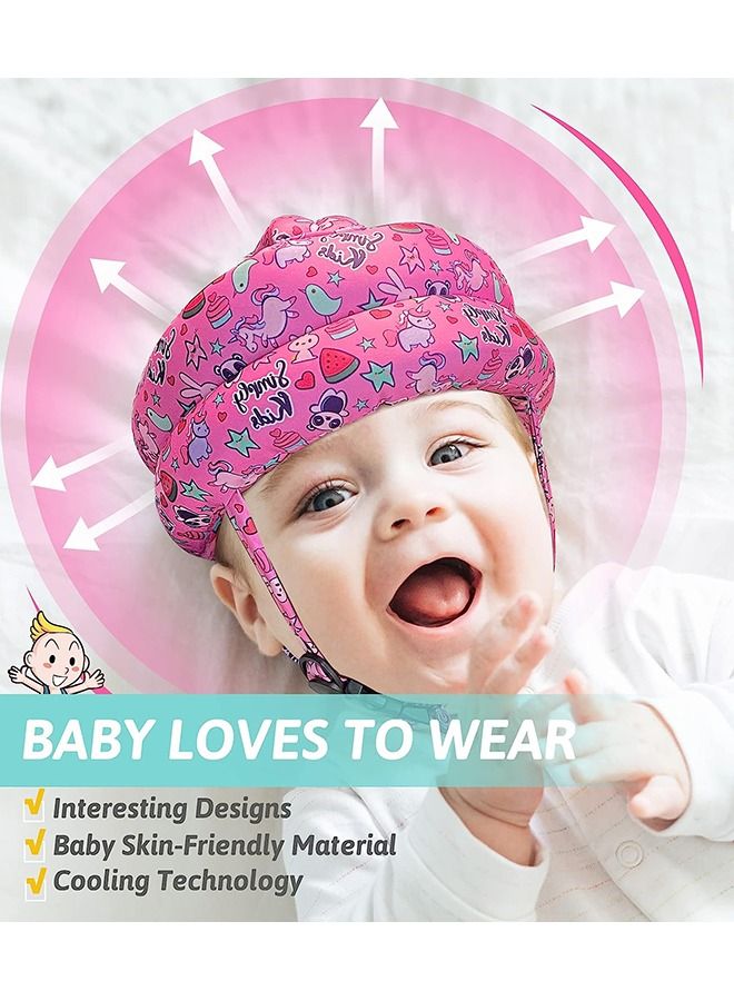 Arabest Baby Head Protector - Baby Helmet for Crawling Walking Running - No Bumps and Soft Cushion - Adjustable Protective Cap Infant Baby Safety Headguard Suitable for Children Learning to Walk - Image 5