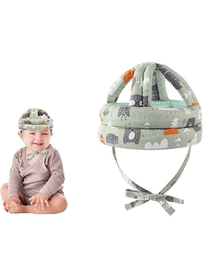 Arabest Baby Head Protector - Baby Helmet for Crawling Walking Running - No Bumps and Soft Cushion - Adjustable Protective Cap Infant Baby Safety Headguard Suitable for Children Learning to Walk - Image 1