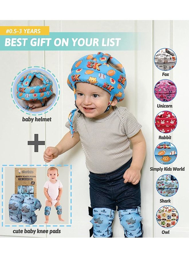 Arabest Baby Head Protector - Baby Helmet for Crawling Walking Running - No Bumps and Soft Cushion - Adjustable Protective Cap Infant Baby Safety Headguard Suitable for Children Learning to Walk - Image 3
