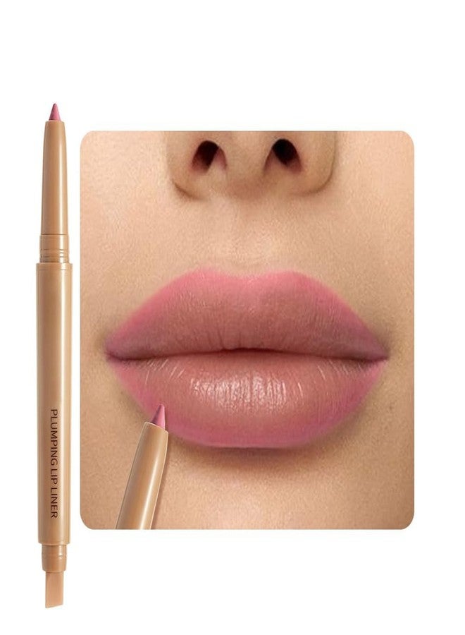 Hxssll Matte Lip Liner – Dual-Ended Retractable Pencil with Silicone Smudger, Waterproof Long Wear Crayon for Flawless Contour & Plump Lips, Vegan Cruelty-Free Beauty for Everyday Elegance (03#, 1PCS) - Image 1