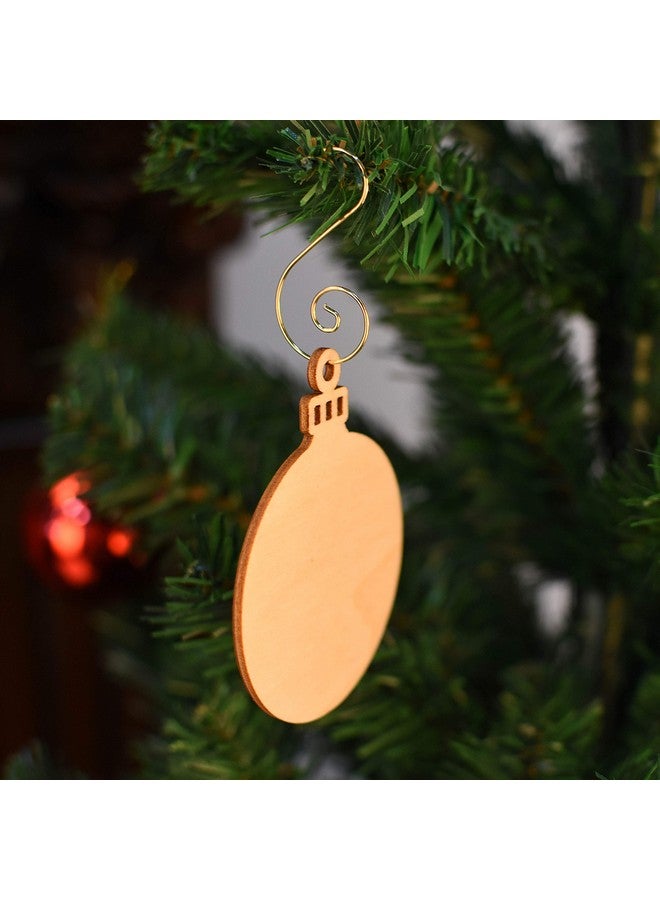 CUALFEC Christmas Ornaments Hooks Christmas Tree Hanger Great for Christmas Tree Decoration - 120 /Gold - Image 4
