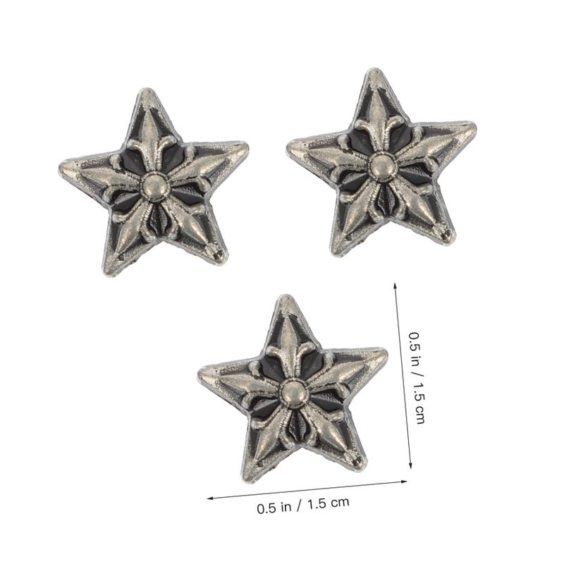 10 Silver Metal Rivet Studs for DIY Craft Clothing Bags Belts - Image 3