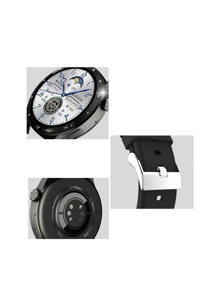 W&O - Little star X1pro Max time smart watch AMOLED Bluetooth, iOS, Android, silver - Image 1