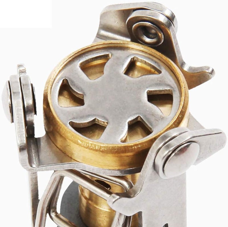 DESERT & FOX Ultralight Mini Camping Stove, 2600W Power Titanium Alloy Automatic Foldable Outdoor Cookware Tool for Picnic, Cookout, Camping, Hiking - Image 3