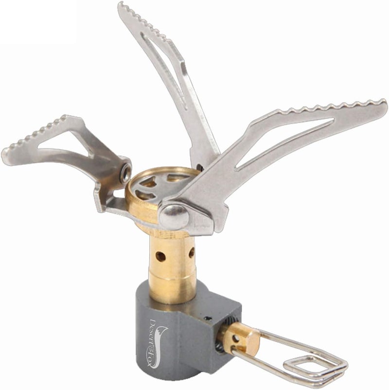 DESERT & FOX Ultralight Mini Camping Stove, 2600W Power Titanium Alloy Automatic Foldable Outdoor Cookware Tool for Picnic, Cookout, Camping, Hiking - Image 2