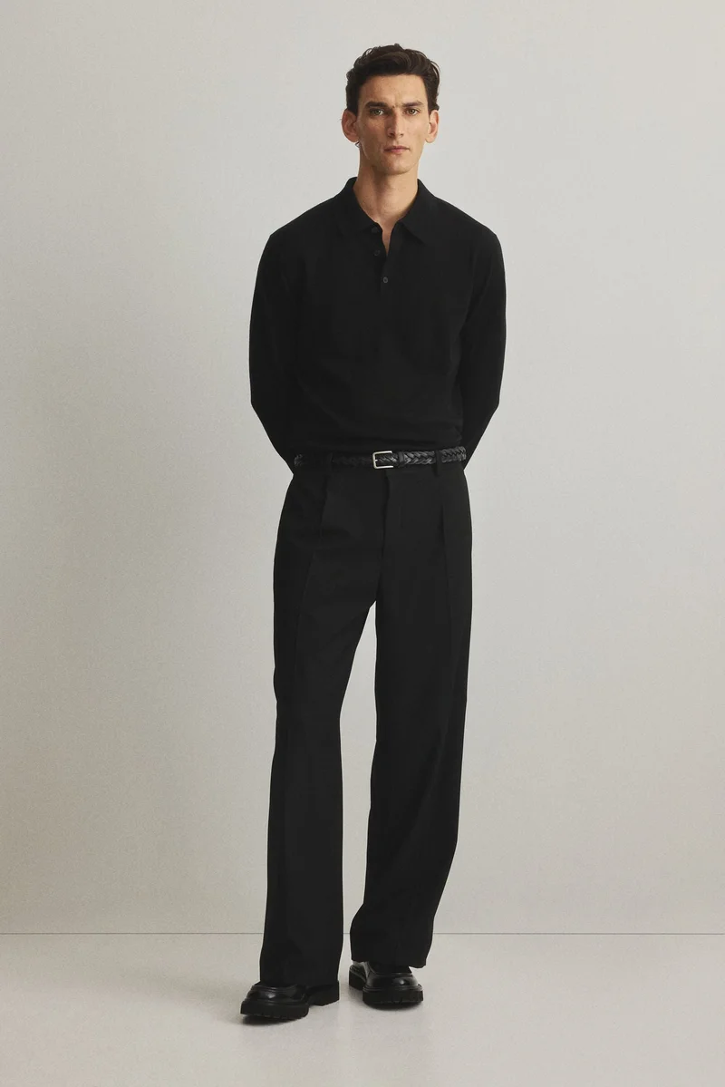 H&M Regular Fit Wool polo shirt