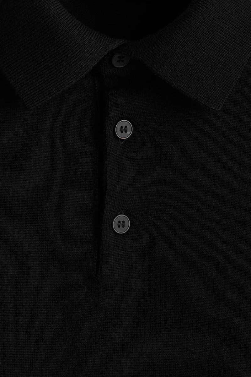 H&M  Regular Fit Wool polo shirt for Men | Best Price UAE