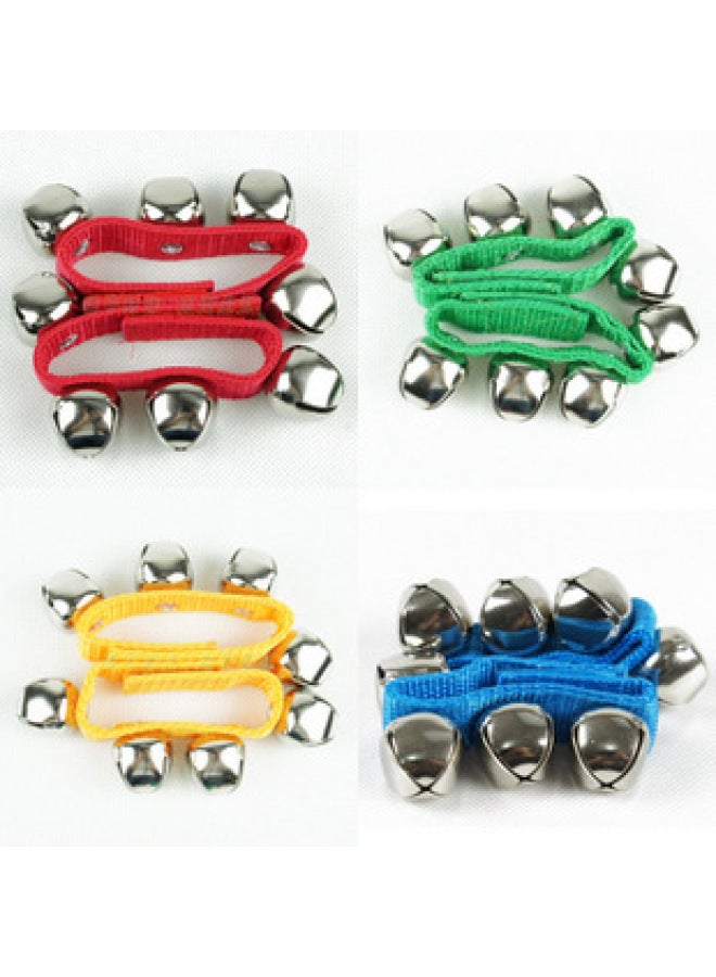 Special Offer Orff Musical Instrument Children's Dance Wrist Bell Foot Bell Baby Rattle Toy Bell Crisp Single Price-Color:Foot Bell 5 Bell 