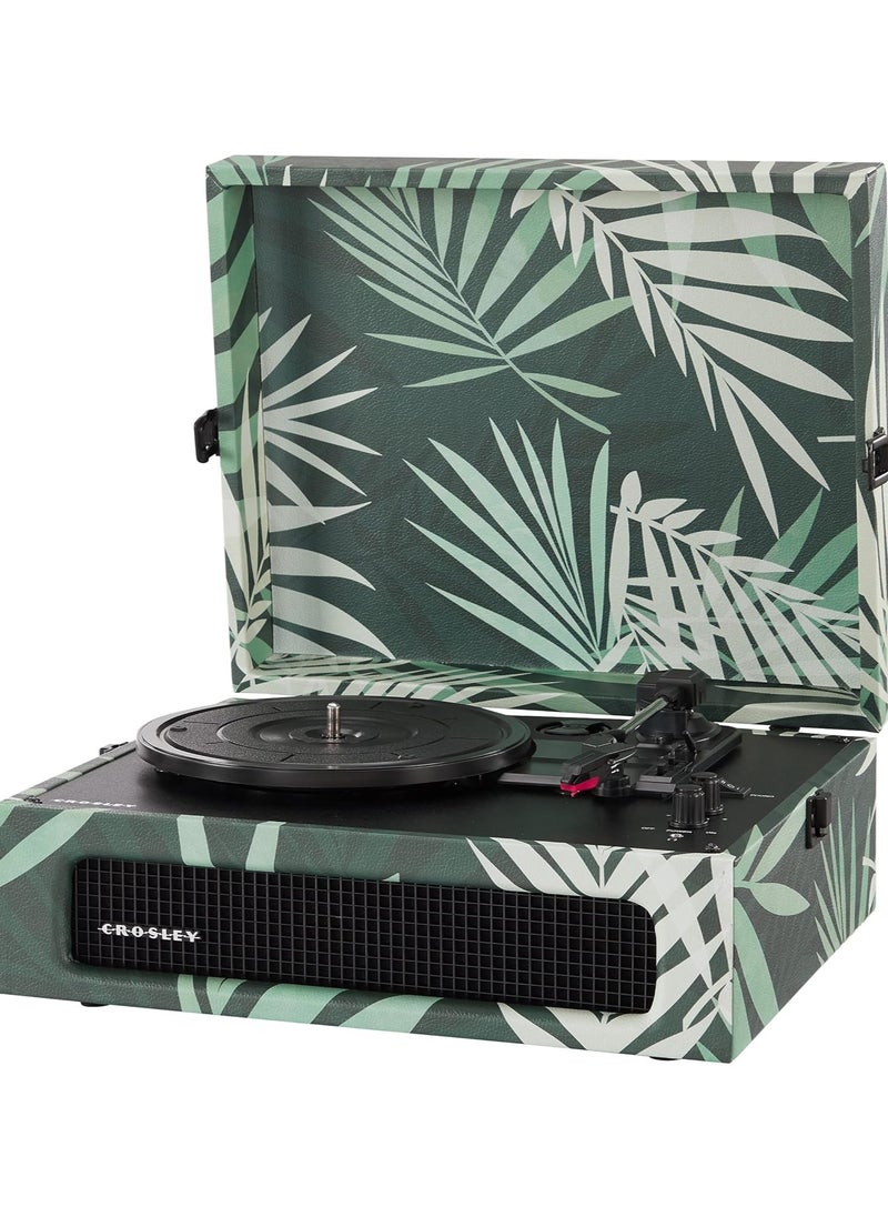 Crosley - CROSLEY VOYAGER PORTABLE TURNTABLE WITH BLUETOOTH IN/OUT - BOTANICAL - Image 1