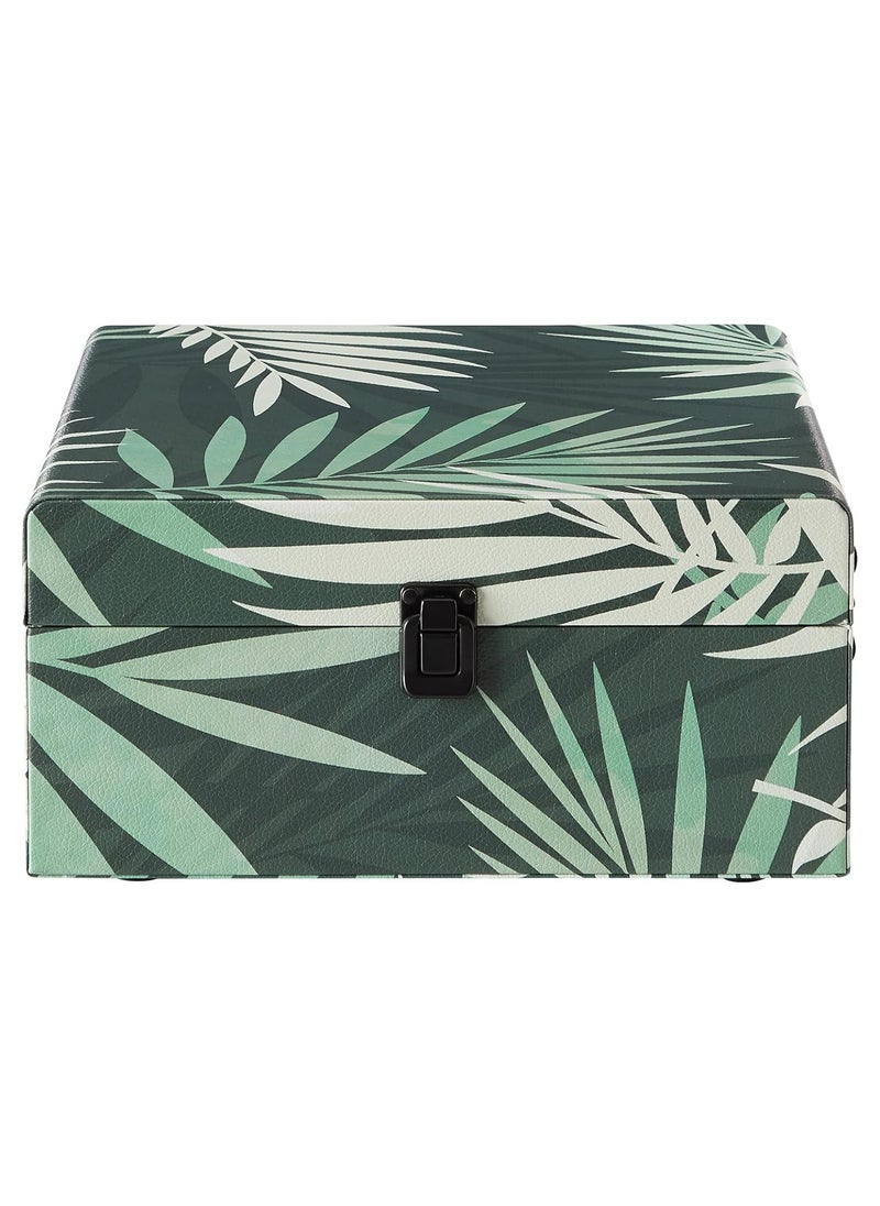 Crosley - CROSLEY VOYAGER PORTABLE TURNTABLE WITH BLUETOOTH IN/OUT - BOTANICAL - Image 1