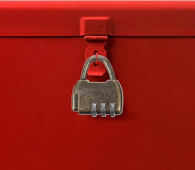 Vintage Metal Combination Padlock 4 Pack Mini Antique Lock For Jewelry Box Storage - Image 4