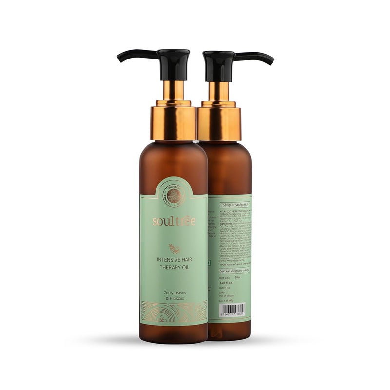 Soultree Intensive Hair Therapy Oil with Curry Leaves and Hibiscus 120ml - Image 5